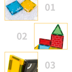 Magnetbausteine LELINO Build 50 Stück