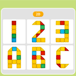 Magnetbausteine LELINO Build 50 Stück