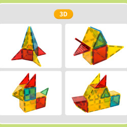 Magnetbausteine LELINO Build 50 Stück