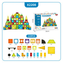 Magnetbausteine LELINO Diamond 115 Teile