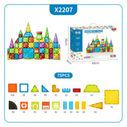 Magnetbausteine LELINO Diamond 75 Teile