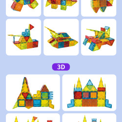 Magnetbausteine LELINO Diamond 115 Teile