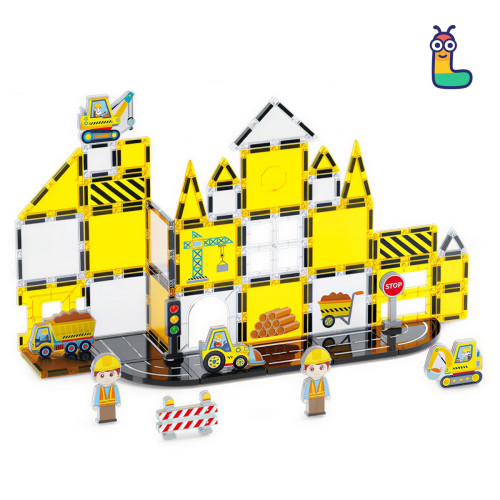 Bewertungen Magnetbausteine LELINO Fantasy Engineering 47 Stück