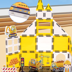 Magnetbausteine LELINO Fantasy Engineering 47 Stück