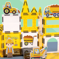 Magnetbausteine LELINO Fantasy Engineering 47 Stück