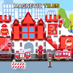 Magnetbausteine LELINO Fantasy Fire Control 48 Stück