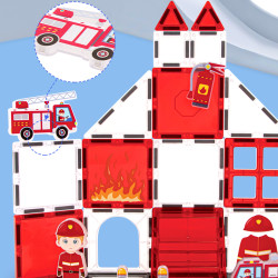 Magnetbausteine LELINO Fantasy Fire Control 48 Stück