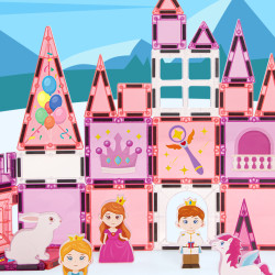 Magnetbausteine LELINO Fantasy Princess 58 Stück