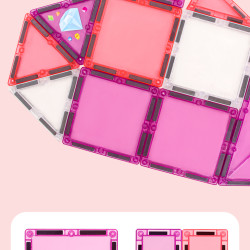 Magnetbausteine LELINO Fantasy Princess 58 Stück