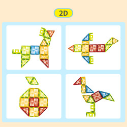 Magnetbausteine LELINO Diamond 95 Teile