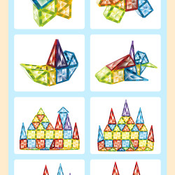 Magnetbausteine LELINO Diamond 95 Teile