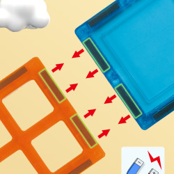 Magnetbausteine LELINO Play 66 Teile