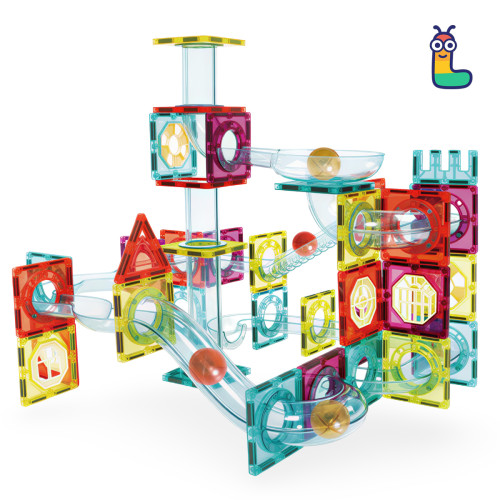 Magnetbausteine LELINO Roller 95 Stück