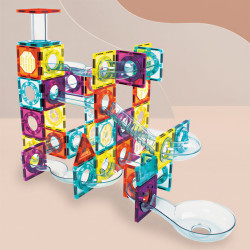 Magnetbausteine LELINO Roller 56 Stück